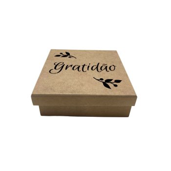 Caixa Sapato 15 x 15 Gratidão